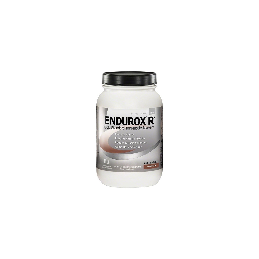 Endurox R4 by PacificHealh - All naturlig post trening gjenopprette drikke blande med protein + karbohydrater og elektrolytter - for raskere gjenoppretting, redusert sorg og muskel gjenoppbygging - 28 serveringer (Chokolate)