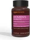 Elementer One Daily Women's Probiotic, støtte urinstrakt og Vaginal helse, 50 milliarder CFU (7 stammer), Lactobaccilus og Bifidobacteria blanding, 30 kapsler