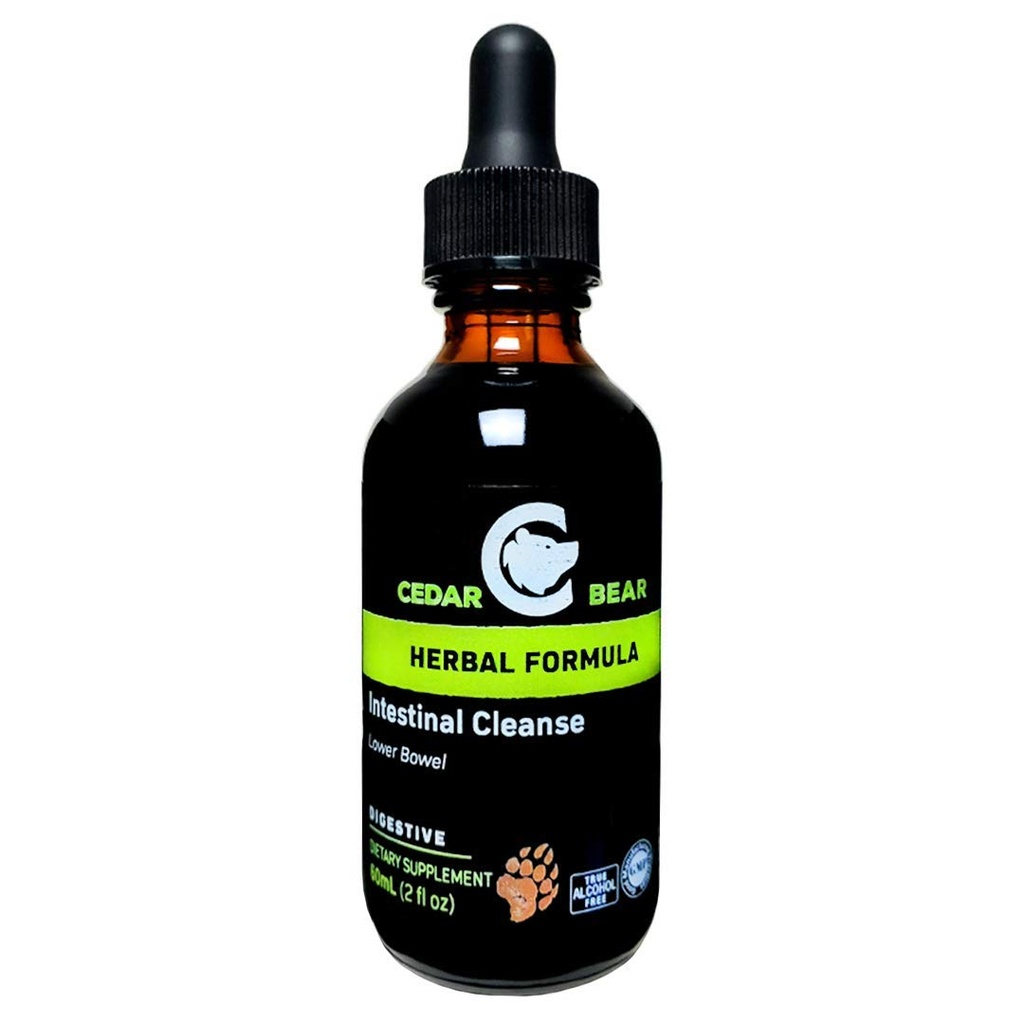 Cedar Bear Intestinal rengjør et flytende urtetilskudd som moderat miljøet av Digestive systemet, som tillater beneficial flora å blomstre 2 fl Oz