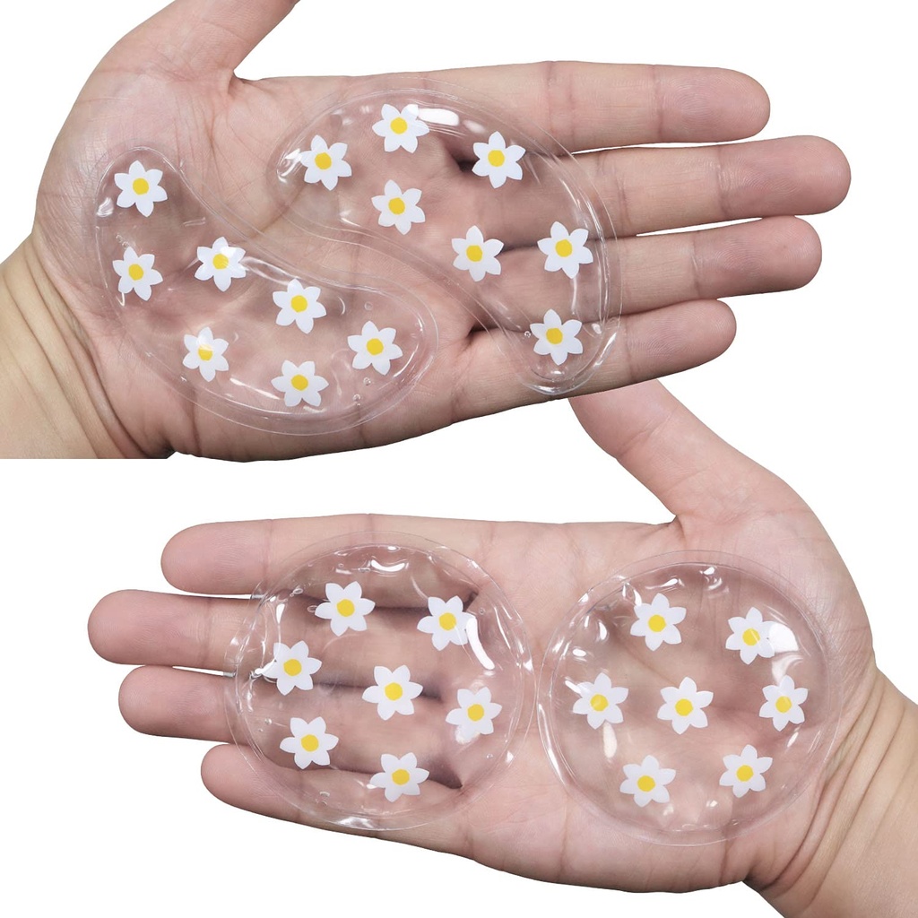 ZNÖCUETÖD Gel Ice Pack Reusable kjøleverktøy Øye Pads og Under Øye Patches,Eye Hot Cold Trening Pack for Rødhet, Pain Relief og Eye Relax