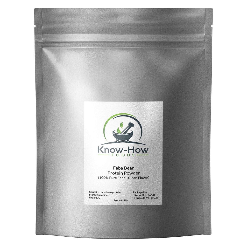 100% ren Faba Bean Protein pulver (5 lb. bulk)