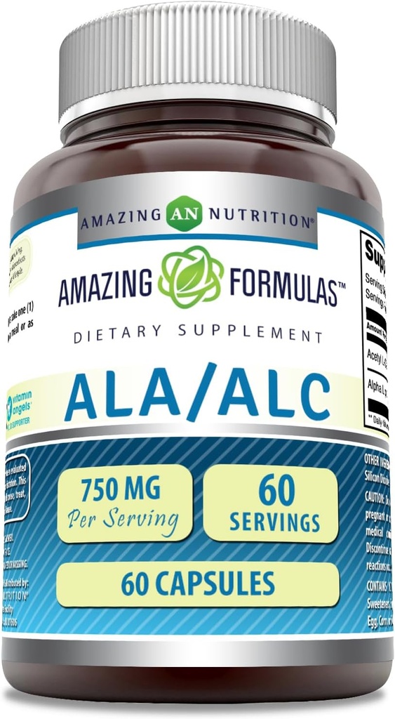 Amazing ernæring Ala/ALC 750 Mg 60 greve