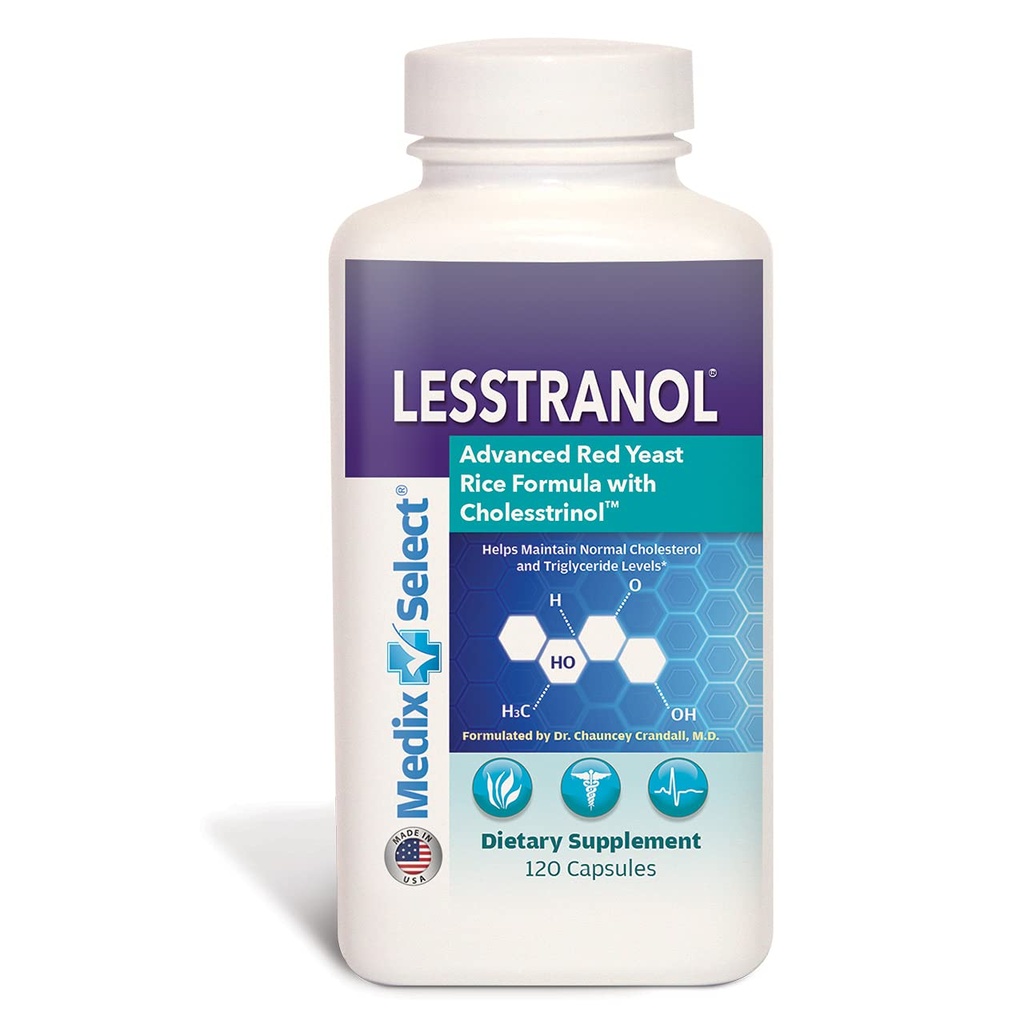 Lesstranol Advanced Red Yeast Rice Formula (90 dagers forsyning)