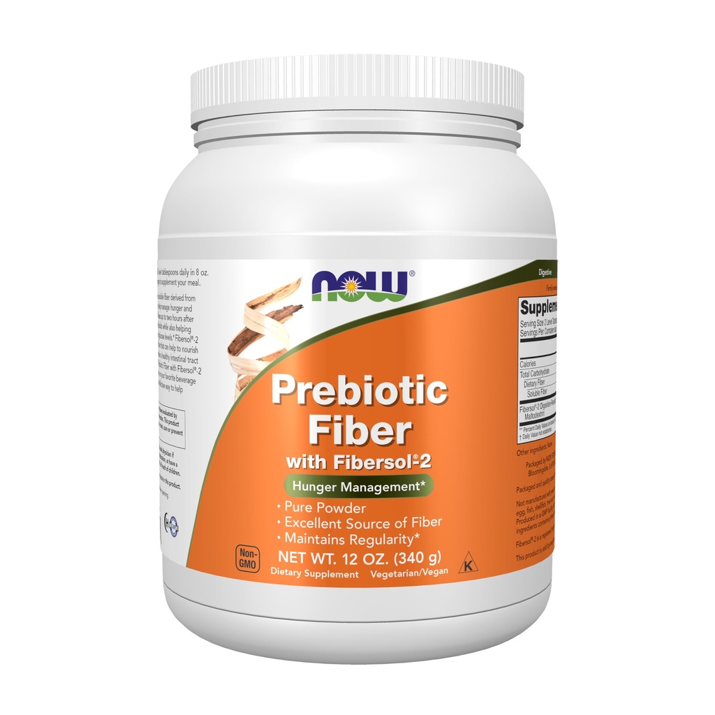 NU Mattilskudd, Prebiotiske Fiber med Fibersol-2, avledet fra ikke-GMO mais, pulver, 12-Ounce