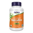 NU Mattilskudd, sertifisert organisk, Spirulina 1000 mg (Dobbel styrke), rik på Beta-Caroten (Vitamin A) og B-12 med naturlig forekommende GLA, 120 tabletter