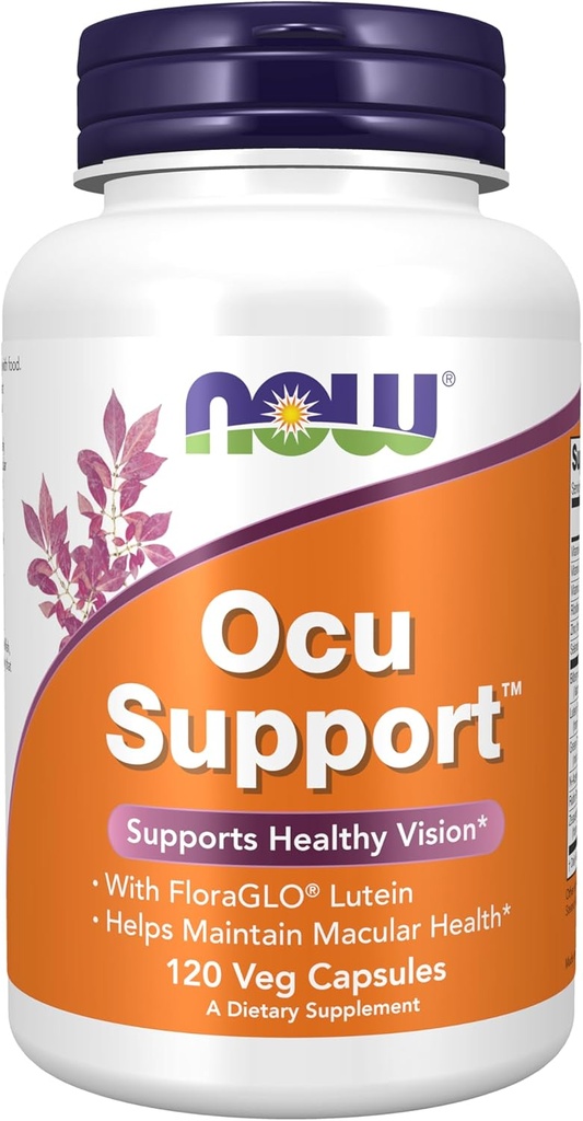 NÅ Mattilskudd, Oku SupportTM med Floraglo® Lutein, pluss vitaminer A, C og E, 120 Veg Kapsler
