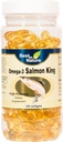 Omega-3 Salmon King Fish Oil 1000mg 100softgels - høy potens EPA / DHA. Omega-3 Fettsyrer
