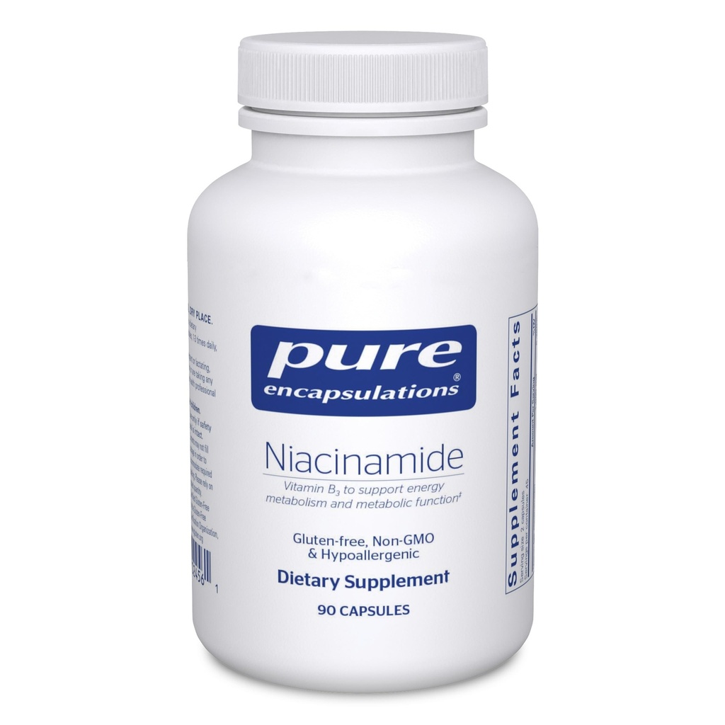 Rene innkapslinger Niacinamid | Vitamin B3 Supplement for å støtte energimetabolisme, felles mobilitet og metabolsk funksjon*