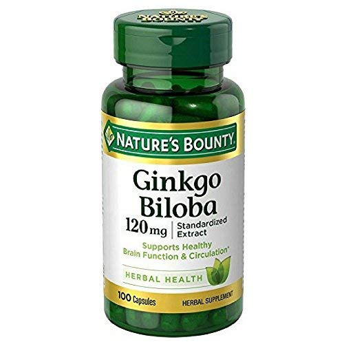 Naturens Bounty Ginkgo Biloba 120 mg, 100 kapsler (pakke på 2)