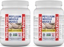 Yerba Prima Hele Psyllium Husk Fiber Supplement 20 oz (Pack of 2) - Vegan, Glutenfri, Ikke-GMO