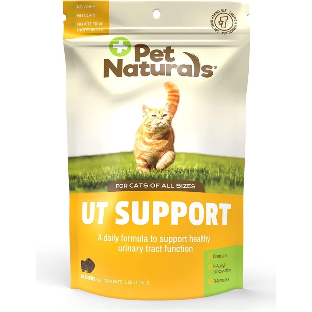 Kjæledyr Naturals UT-støtte Urin Tract Supplement for katter, 60 Chews