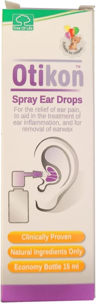 OTIKON øredråper naturlig ørespray for øredekomfort 15ml