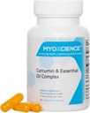 MYOXCIENCE Curcumin & essensiell oljekompleks | BCM-95 | 500 mg Curcumond, Curcumin & volatile oljekompleks (60 vegetariske kapsler)