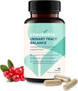 Checkable® Urin Tract Balance - Blader Helse og Urin Tract Cleanser Vitaminer for menn og kvinner - 1350mg med D-Mannose og Cranberry - 60 kapsler