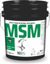 MSM (Metylsulfonylmetan) - Heste Felles Helse, komfort, mobilitet og støtte Supplement for hester - 25 lb (1136)