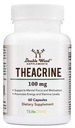 Theacrine (Teacrine) 100 Mg, 60 Kapsler - Energi og fokus Supplement (Similar til koffein piller, men mer subtle og lengre varighet) Ikke-GMO og Glutenfri av dobbel tre