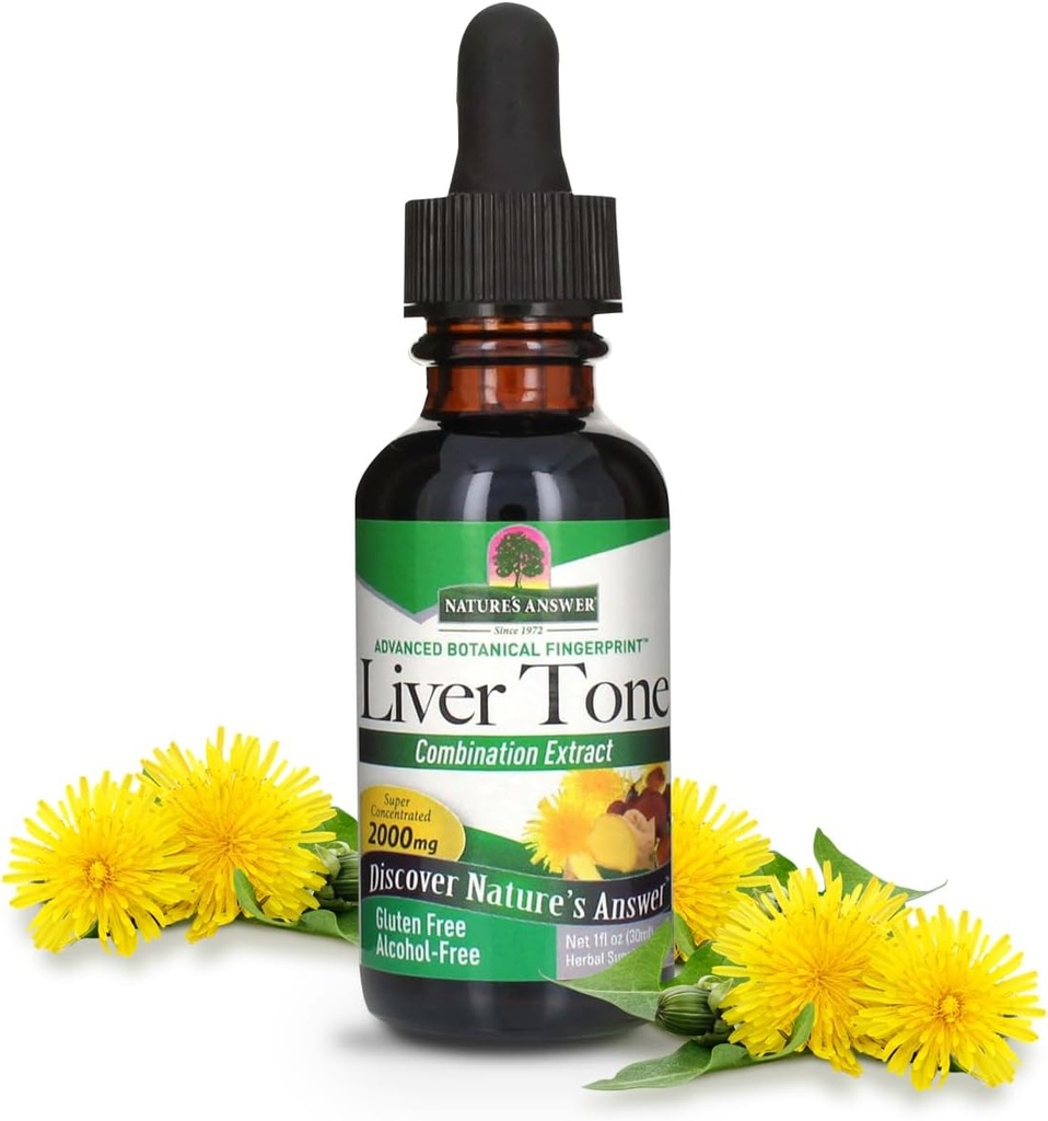 Naturens svar Alkoholfri levertone, 1-fløyet ounce