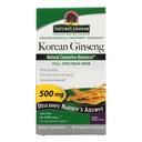 Naturens svar koreanske Ginseng | Støtter fokus & minne | Vegansk, Glutenfri, Ikke-GMO & Kosher Certifisert | 50ct