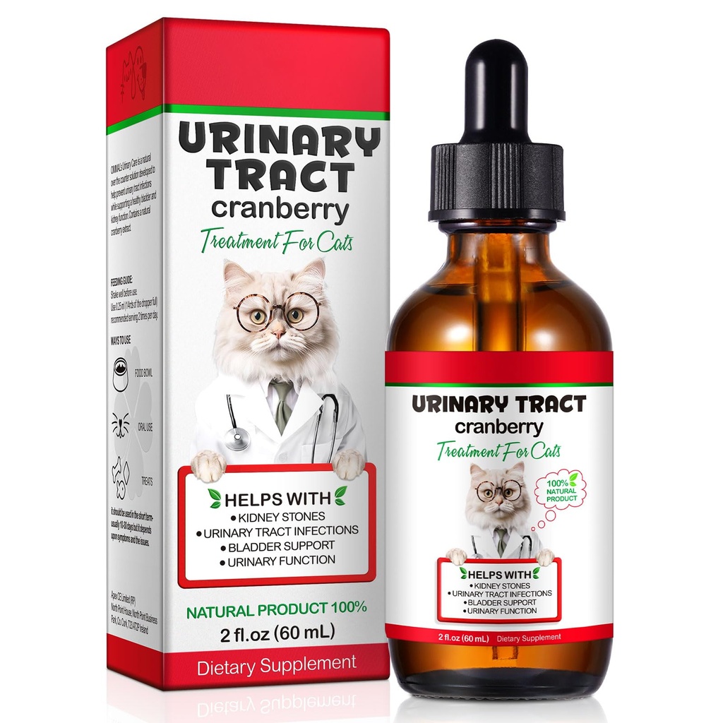 Felin Urin Tract Health, Katt UTI Remedy, Naturlig Herbal Supplement 2 floz, støtte regelmessig omsorg for urin helse