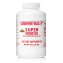 Sunshine Valley® Super Inositol, vitamin B8 pulverisert kosttilskudd, naturlig PCOS fruktbarhet Supplement, hormonell balanse og sunn ovarian funksjon støtte - 8oz