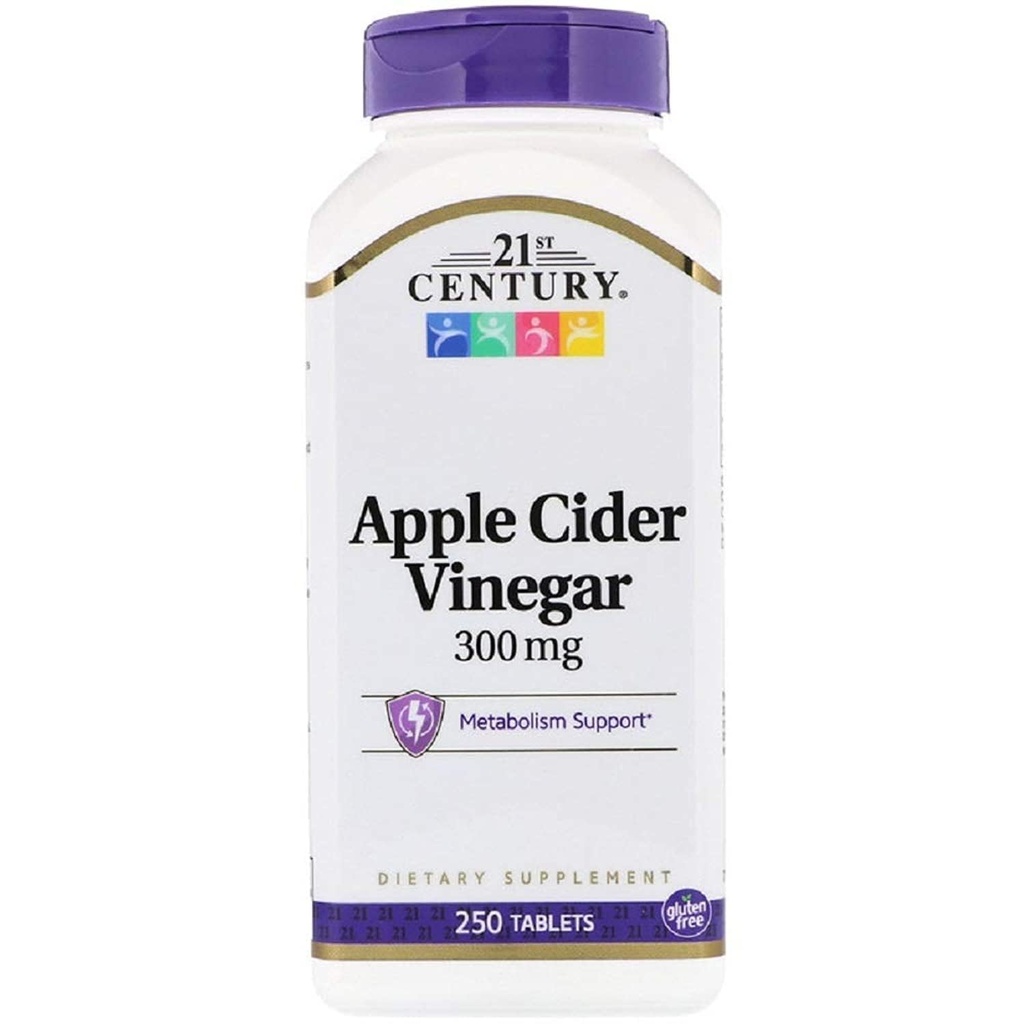 Apple Cider Vinegar, 300 mg, 250 tabletter