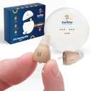 EarRite Rechargeable OTC høreapparater for eldre - nesten usynlig og behagelig 9 Justerbare nivåer av Clarity Compact In-Ear Design Digital høreapparat med støyreduksjon og lade tilfelle