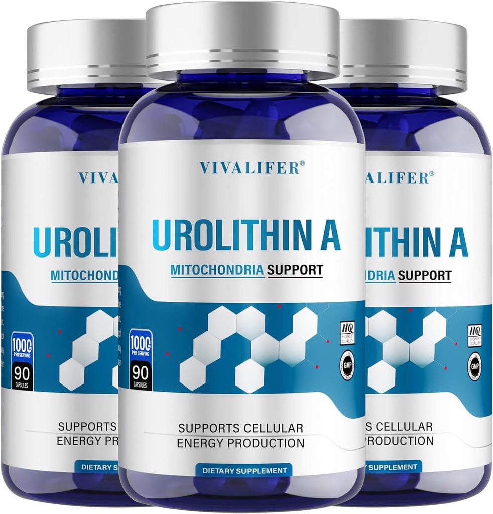 Urolithin A Supplement 1000 mg, 270 Softgels Kraftig antioksidant beskyttelse, fremme sunn aldring og Mitokondriell helse og cellereparasjon støtte for menn og kvinner