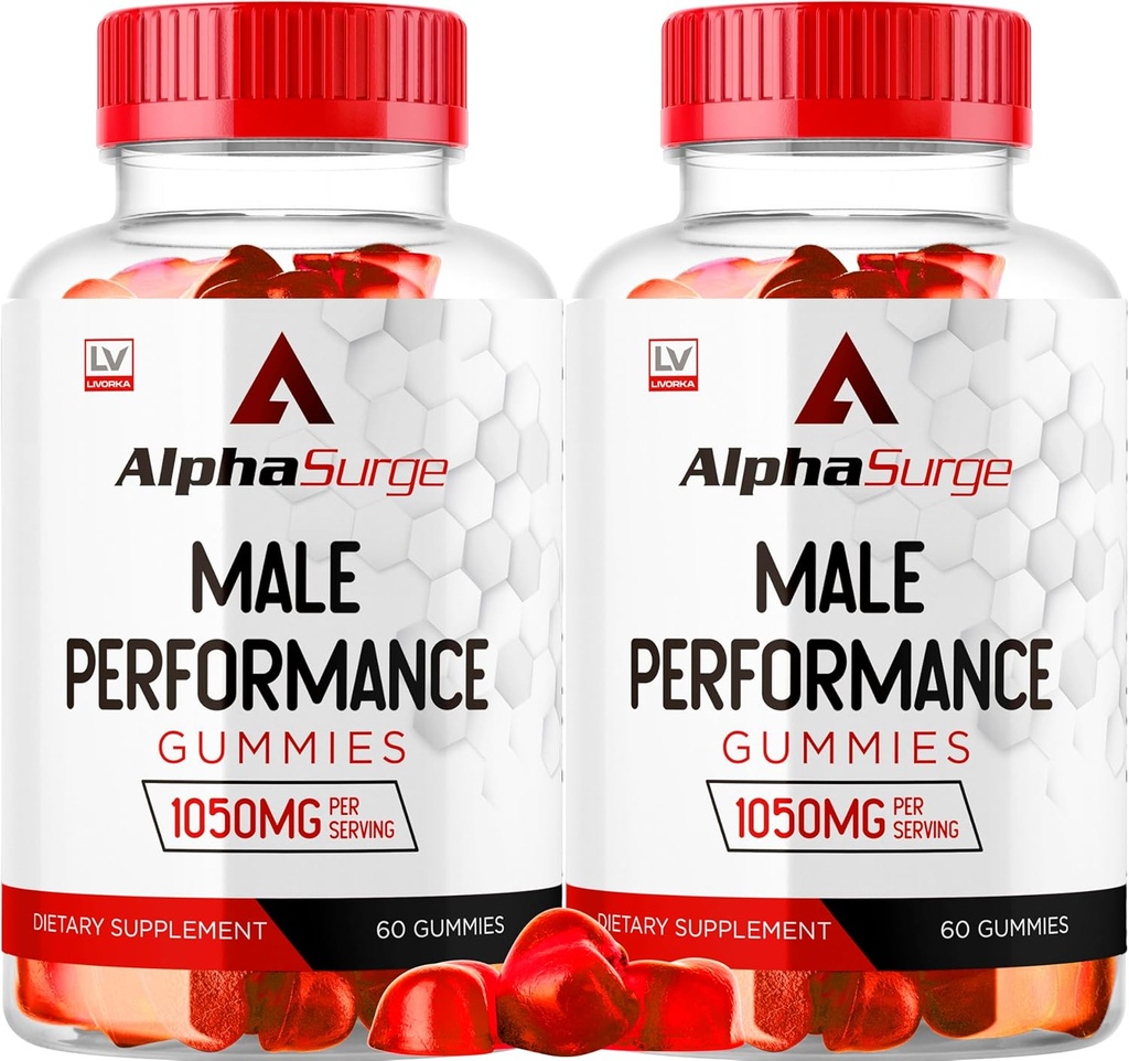 LIVORKA Alpha Surge for menn - Alfa Surge Gummies for mann, Alfa Surge Gummies 1050mg, Alpha Surge XL Gummie, Alphasurge Gummies, Alfa Surge Gummies, Alpha Sugre Mann, 120 Gummies for 2 måneder