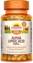 Sundown Alpha Lipoic Acid 600 mgm, 60 greve