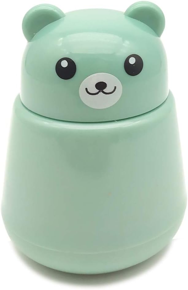 CoaGu Bear Pill Crusher for eldre - FDA-Compliant Fine Powder, BPA-fri ABS, lett Grip & Clean, Leakproof Bærbar medisin Grinder
