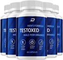 Testoksed kapsler Supplement, Testoksed avanserte menn velvære støtte, offisiell testoksed maksimal styrke energi ytelse, Testoksed Premium Dietary Formula vurderinger (5 pakke - 300 kapsler)