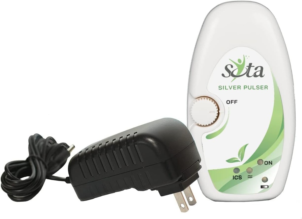 Sølv Pulser av SOTA Instruments - Ionisk Colloidal Silver Maker og Microcurrents for mikropulsing inkludert veggadapter.