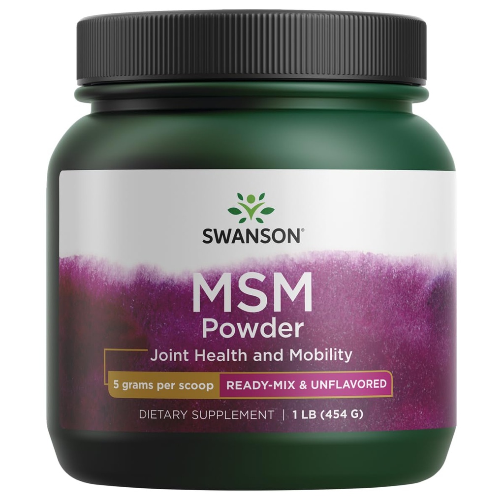 Swanson Msm pulver 1 lb (454 g) Pwdr