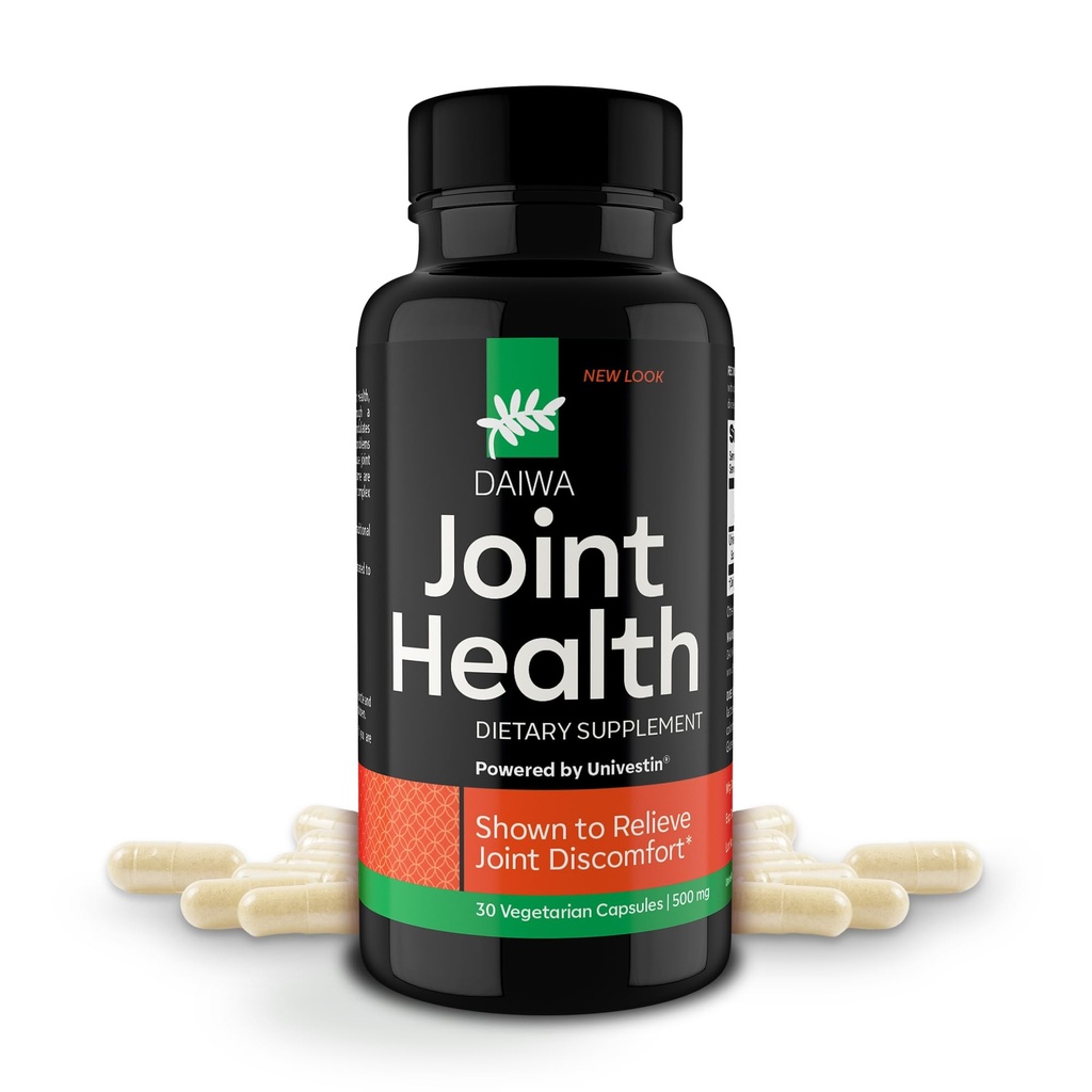 Daiwa Joint Health - Tendon og Ligament Kosttilskudd med kinesisk skullcap og Acacia Catechu - Tradisjonell plantebasert formel for aktive livsstiler - Ikke-GMO, 30 vegetariske kapsler