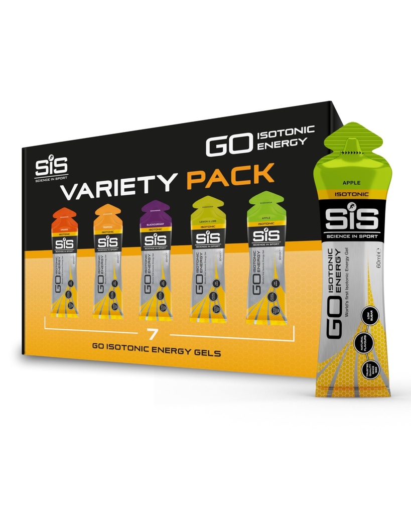 Vitenskap i Sport 60 ml Energy Gel Variety - Pakke med 7