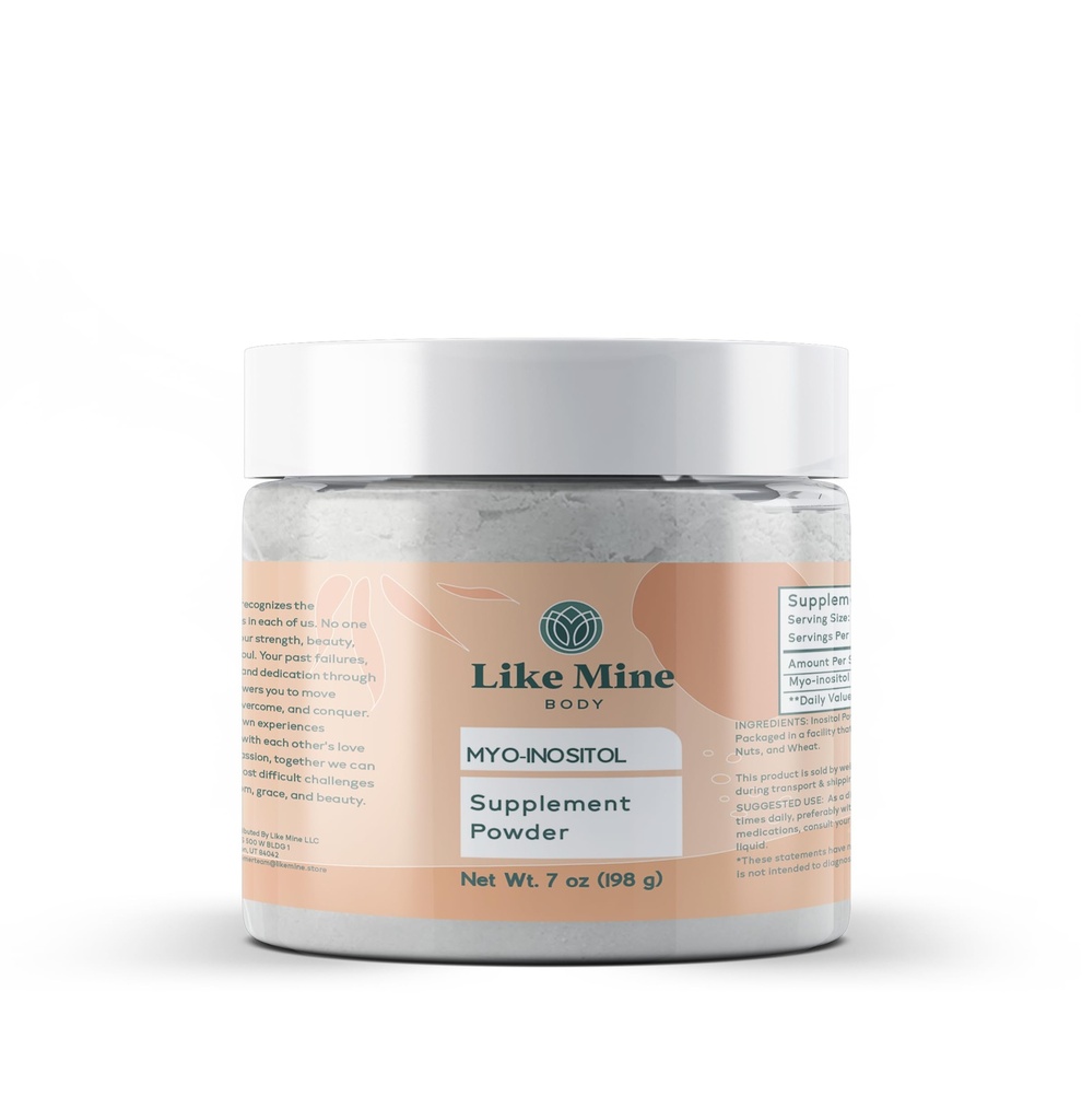 Som Mine Myo-Inositol (7 oz) Vitamin B8, ren enkelt aggrediens med ingen fyllstoffer, tilsetningsmidler