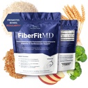 1MD Nutrition FiberFitMD - for Potent Digestiv & Cardiovaskulær støtte - Helse Supplement for kvinner og menn - Høy Fiber pulver - 30 dager
