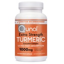 Qunol Turmeric Curcumin Capsules, 1000mg ekstra styrke Supplement, Patentert Hydro-oppløselig teknologi, Alternativ til Turmeric Curcumin med svart pepper, 60 Veggie Capsules