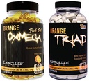 KJØP LABS Overordnet Helse Bundle, 45 Serverer Orange Triad, 120 grev Orange Oksimega Fish Oil, Muskelbygging og Recovery Supplement for menn og kvinner