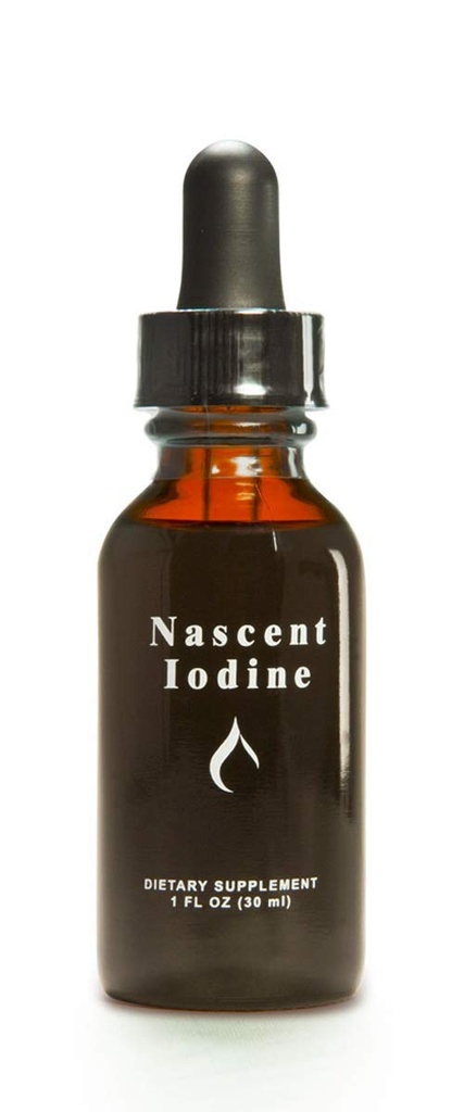 Enviromedica Nascent Iodine flytende Tinktur Drops for støtte og avgift av Thyroid (1unce)