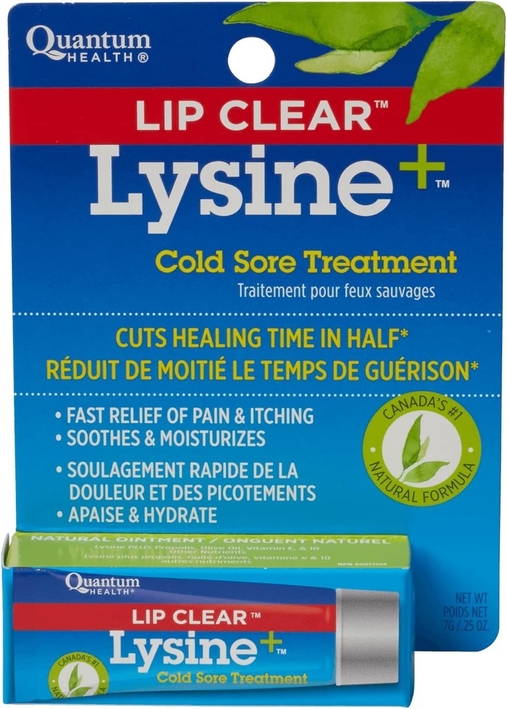 Lip Clear Lysine+ Kald Sore Behandling 0,25 oz (pakke med 3)