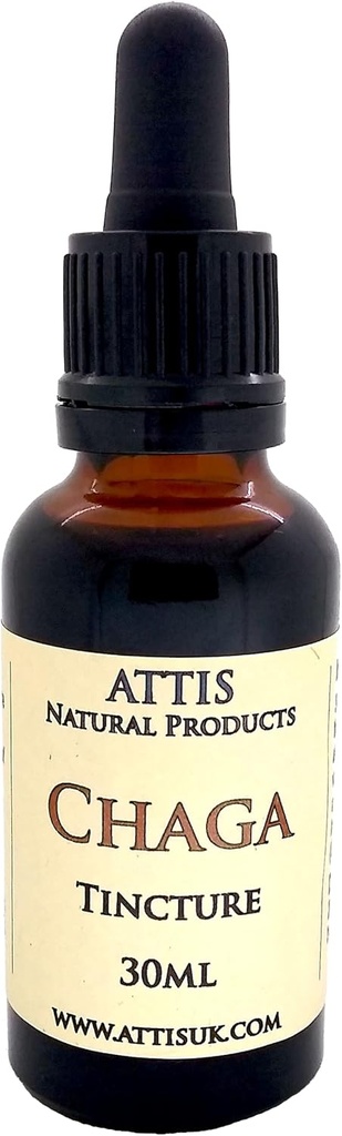 ATTIS Chaga Håndlaget Tinktur 30ml ® Alle naturlige ingredienser