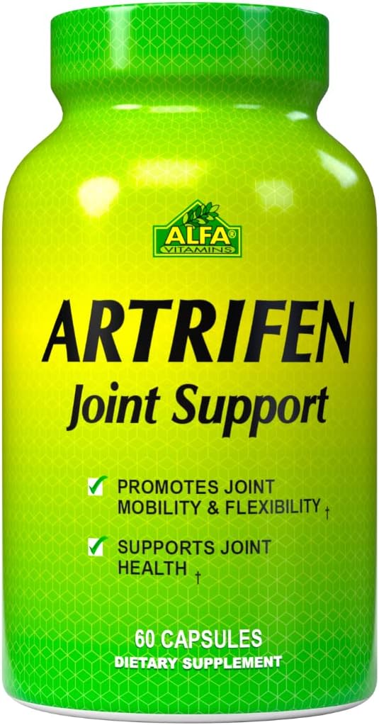 Artrifen 60 Kapsler - Glukosamin - Chondroitin - Boswellia ekstrakt - Felles helse - Knuse problemer
