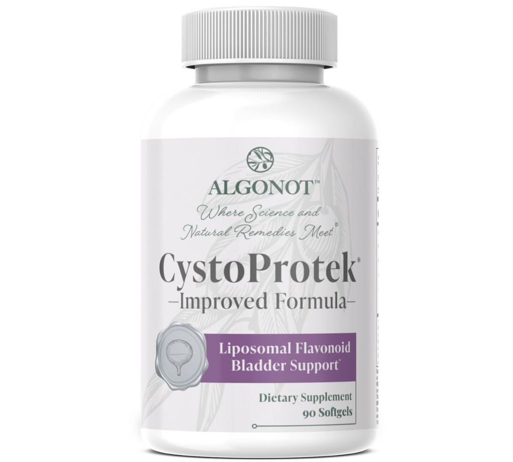 CystoProtek 1 Pack - Patentert formel fremmer blader helse ved å bruke en eksklusiv kombinasjon av hyaluronat, chondroitin og naturlige flavonoider