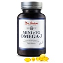 Dr.Brian Fish Oil Supplement 130 Softgel, høy absorbert rTG Mini Omega 3 Fish Oil Capsule med EPA / DHA fettsyrer vitamin D E, 500mg rTG Omega-3 støtte hjerte hjerne immun helse ingen fisk smak