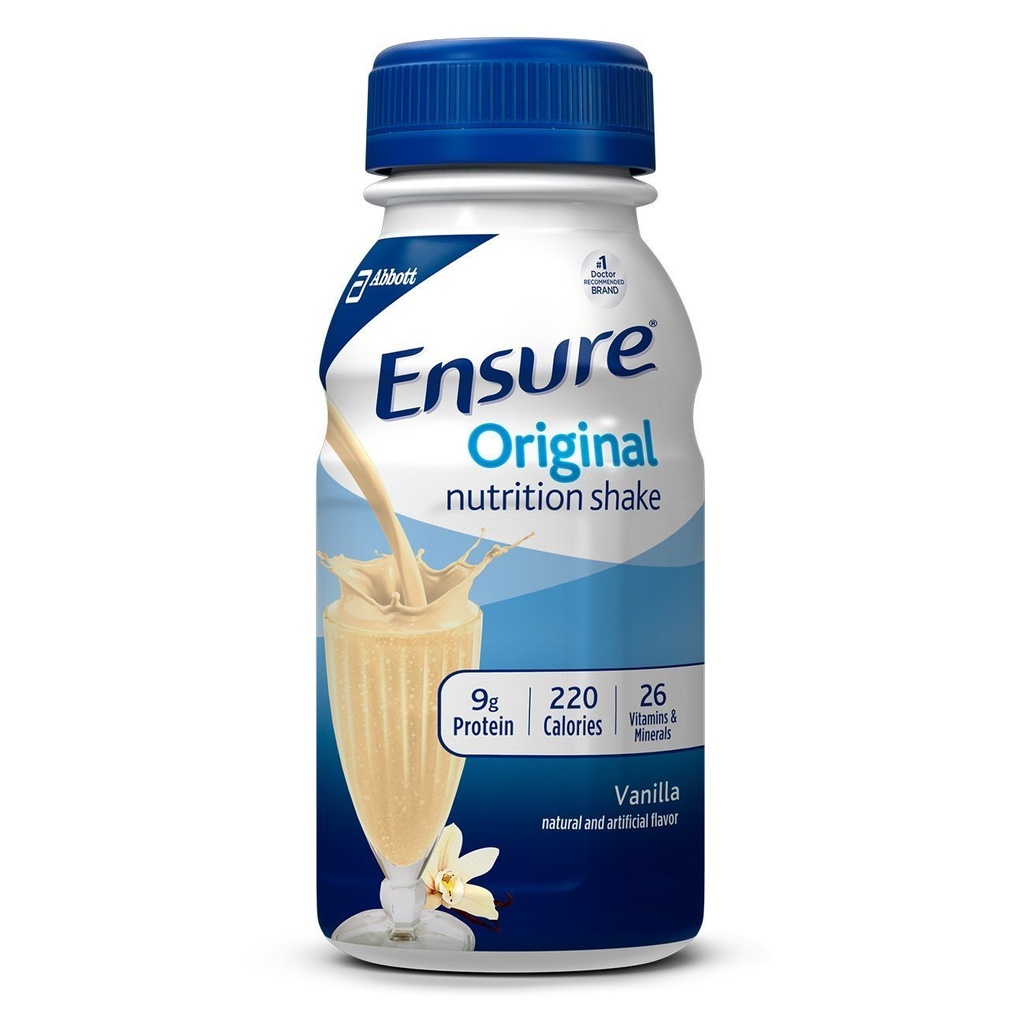 Sikre Original Ernæring Shake, Vanilla, 8 Ounces, 24 greve