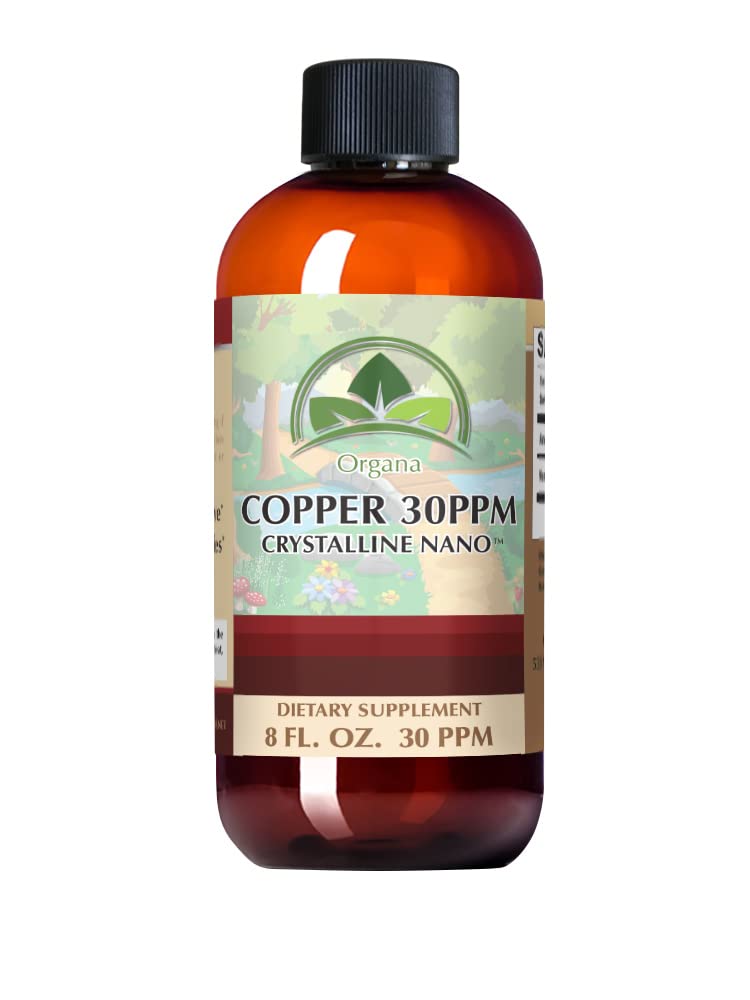 Organa ren krystallline flytende kobber Supplement - 30 PPM - høy absorpsjon kobber