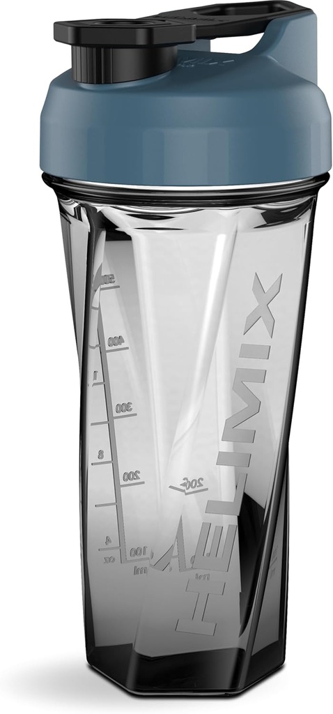 HELIMIX 2.0 Vortex Blender Shaker Flaske holder opp til 28oz | Ingen blandingskule eller Whisk | USA laget | Bærbar pre trening Whey Protein Drink Shaker Cup | Blander Cocktails Smoothies Shakes | Topp Rack Safe