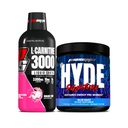PROSUPPS L-karnitin 3000 Stimulant Gratis flytende Shots (Dragon Frukt) og Mr. Hyde Signatur Series Pre-Workout Energi pulverisert drikke (Blue Razz) Bundle