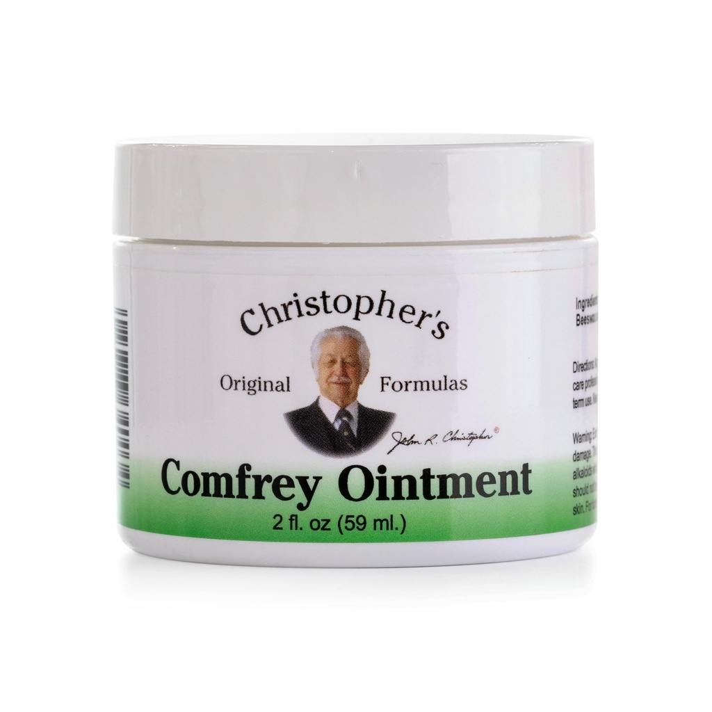Christophers opprinnelige formler Comfrey Ointment, 2 Ounce - Herbal Ointment med organisk komfrey blad i en naturlig bivoks og Olive oljebase
